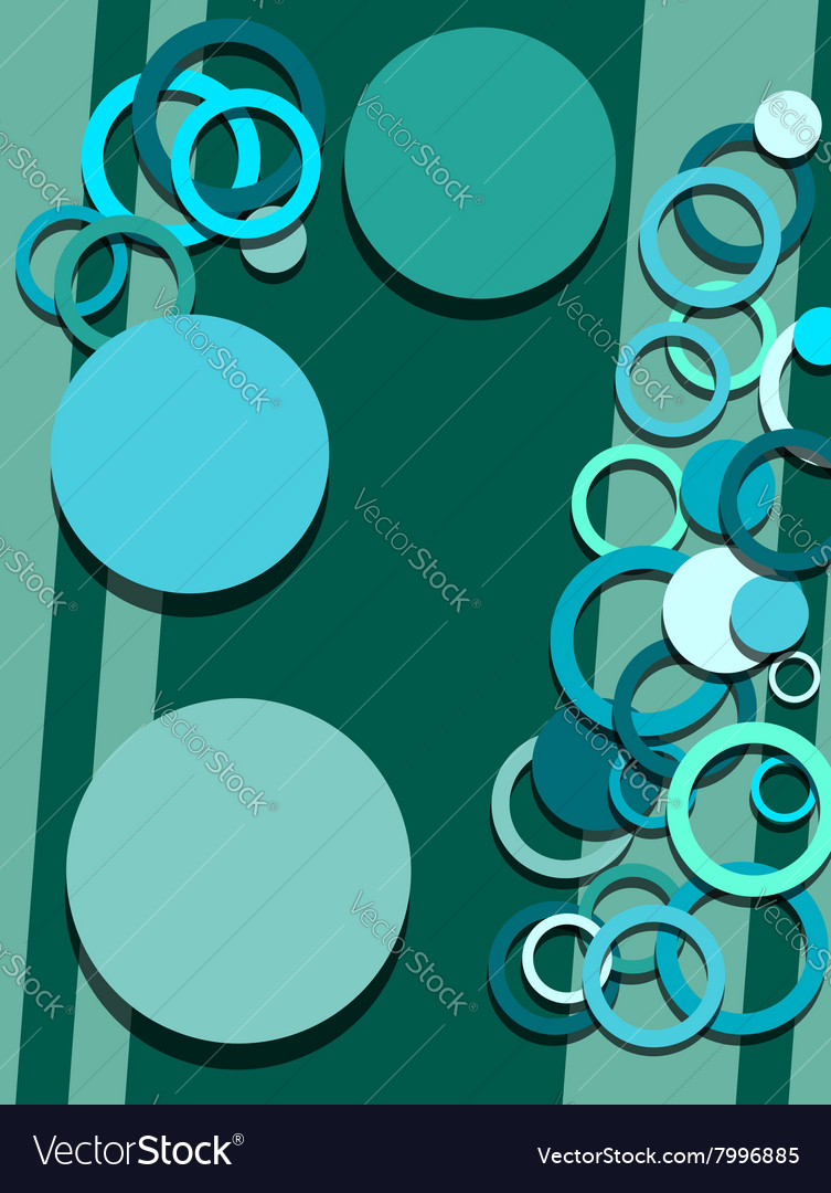 Circles text place template