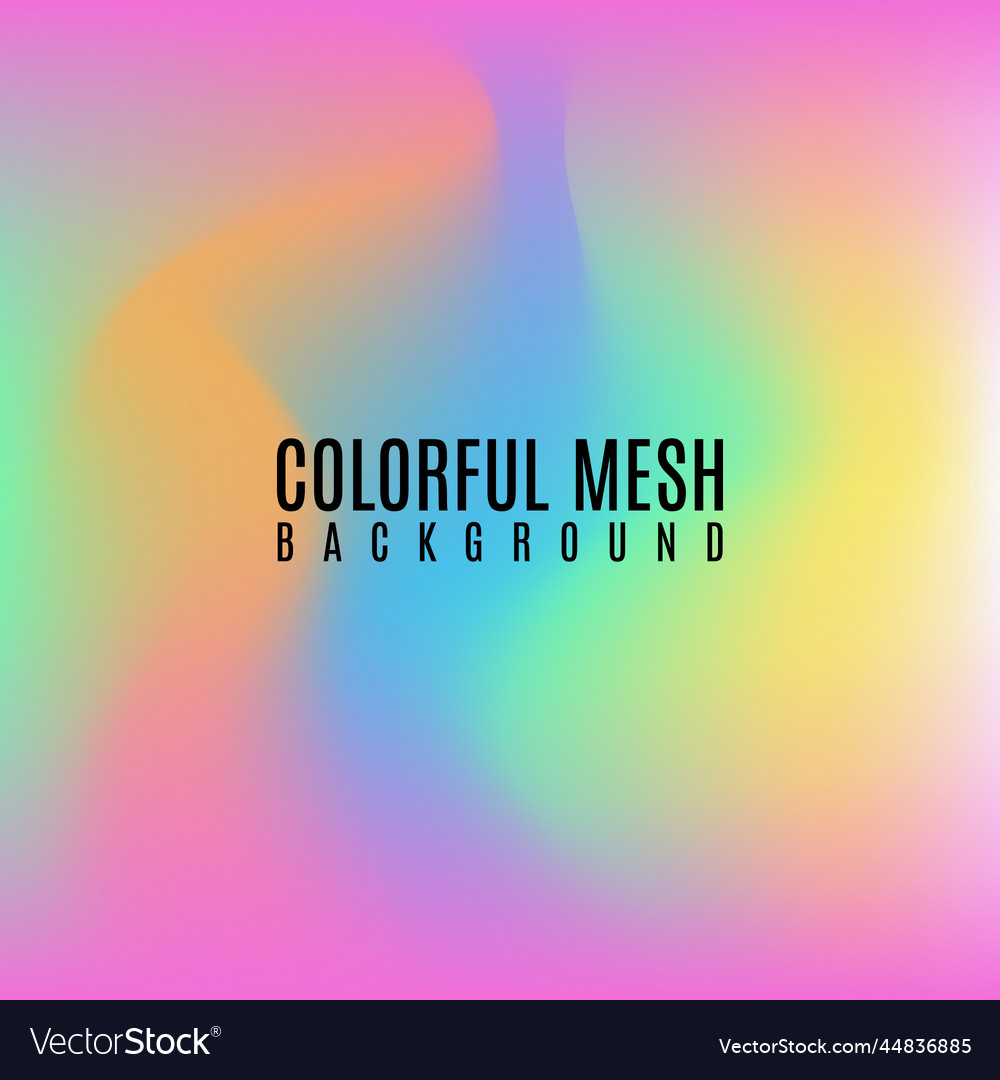 Colorful mesh background