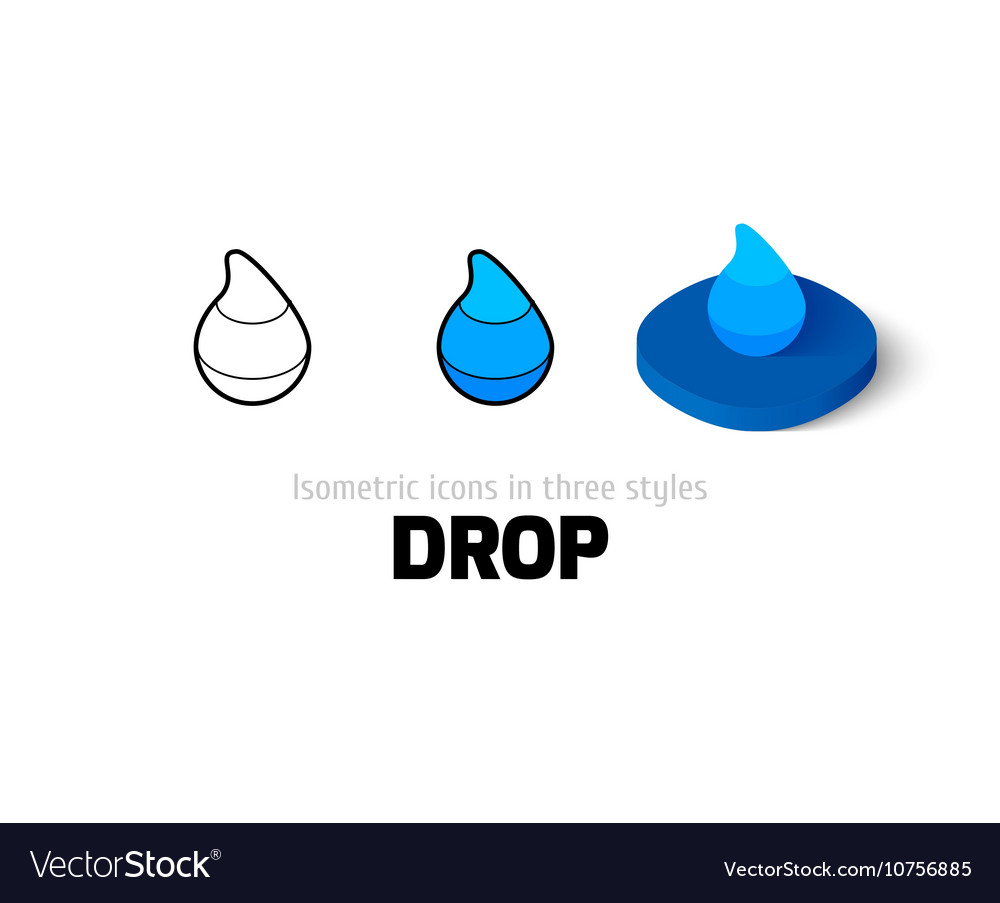 Style drop. Style drop