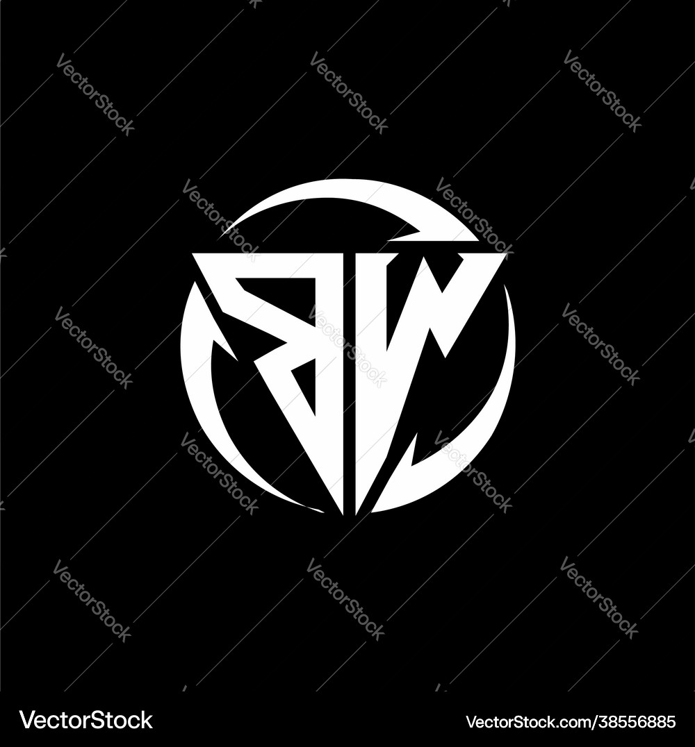 Logo monogram design template Royalty Free Vector Image