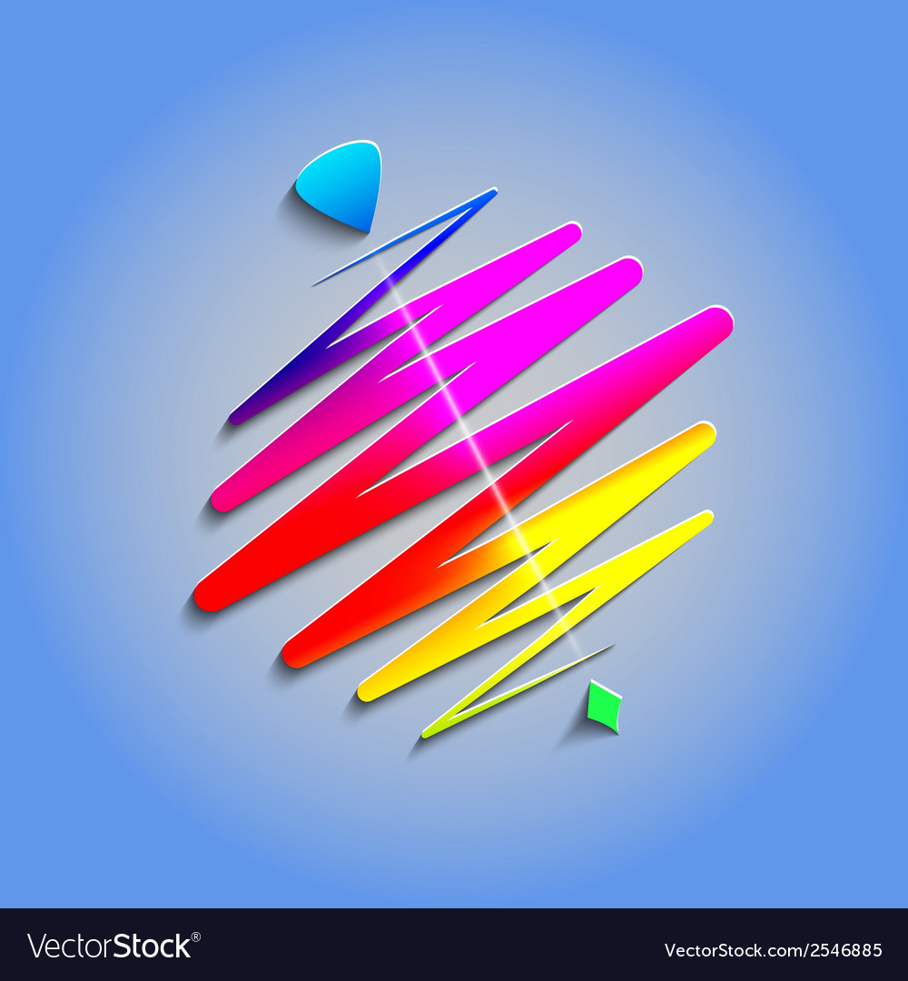 Modern color whirligig on an abstract background
