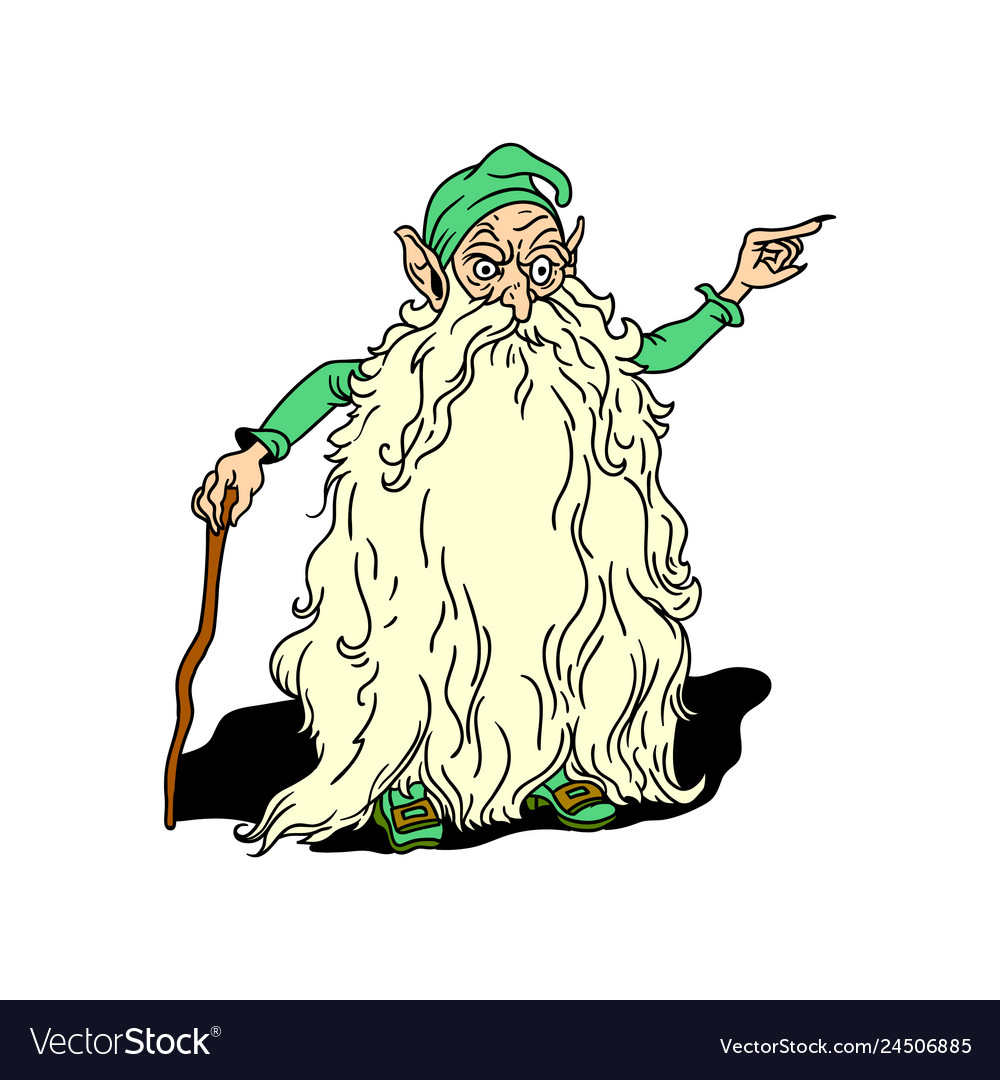 Old leprechaun Royalty Free Vector Image - VectorStock