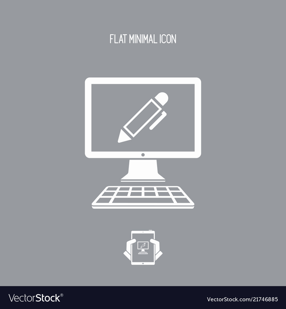 Pen and application for creative design or text vector image Pen and application for creative design or text
