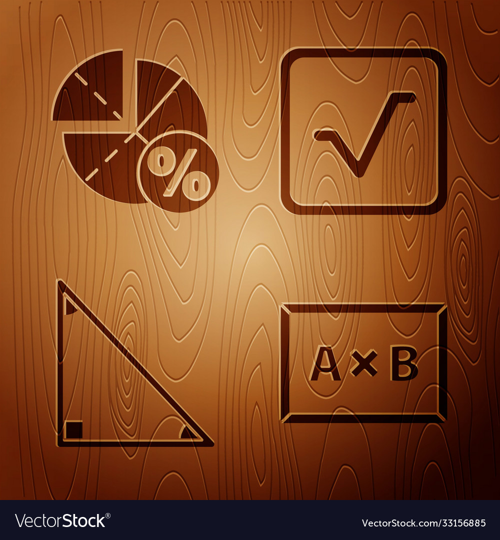 Set chalkboard graph schedule chart diagram