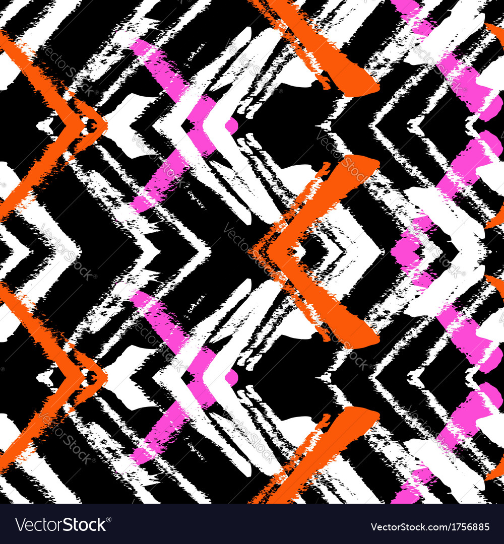 Zigzag Brushstroke Pattern
