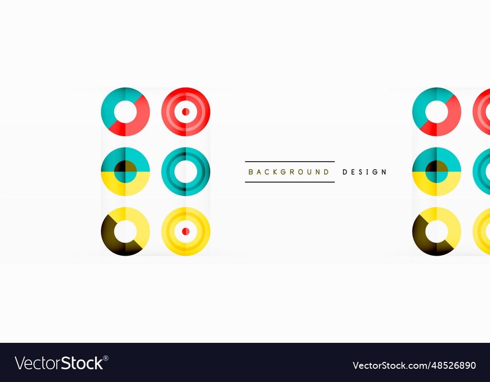 Abstract background with circle symmetric grid vector image Abstract background with circle symmetric grid