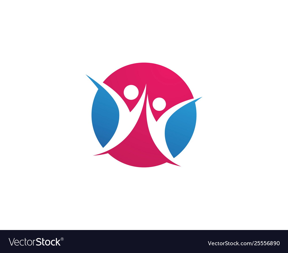 Health people human character logo sign