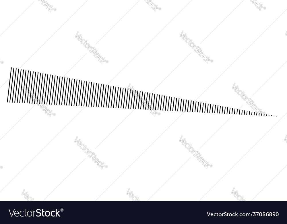 Horizontal dashed segmented lines design shape