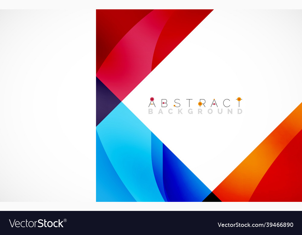 Minimal background abstract square shape vector image Minimal background abstract square shape
