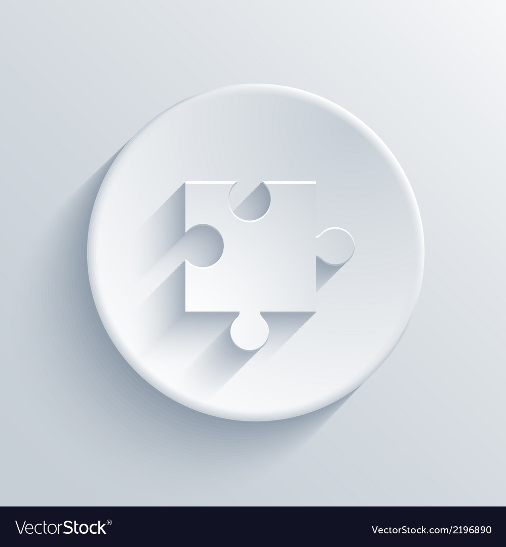 Moderne Puzzle-Icons Hintergrund