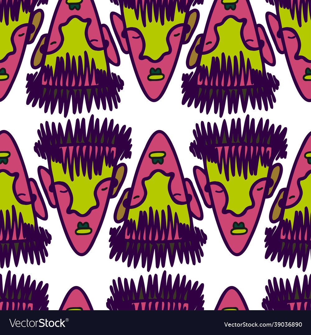 Seamless pattern design vector image Seamless pattern design