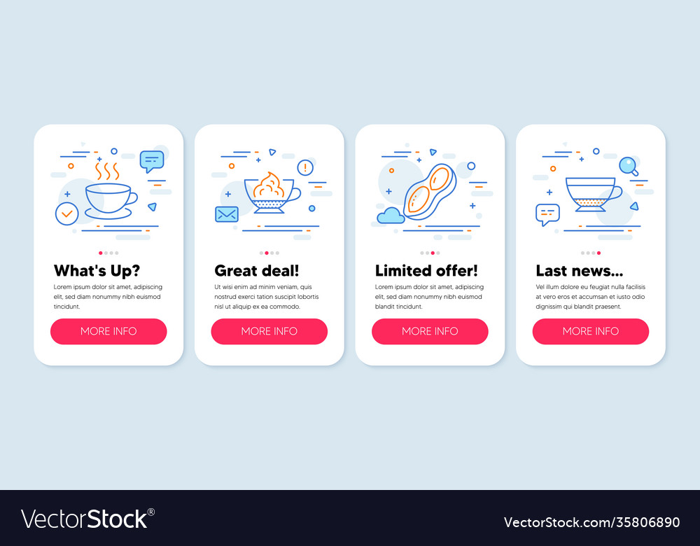 Set food and drink icons such as espresso