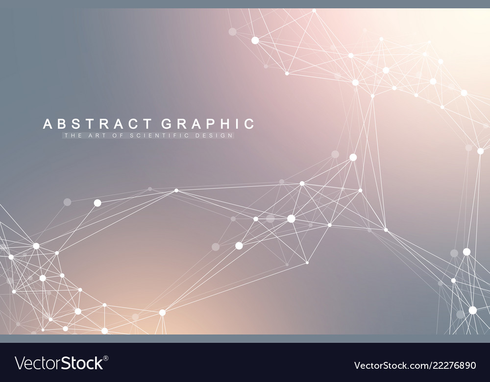 Technology abstract background with connected line