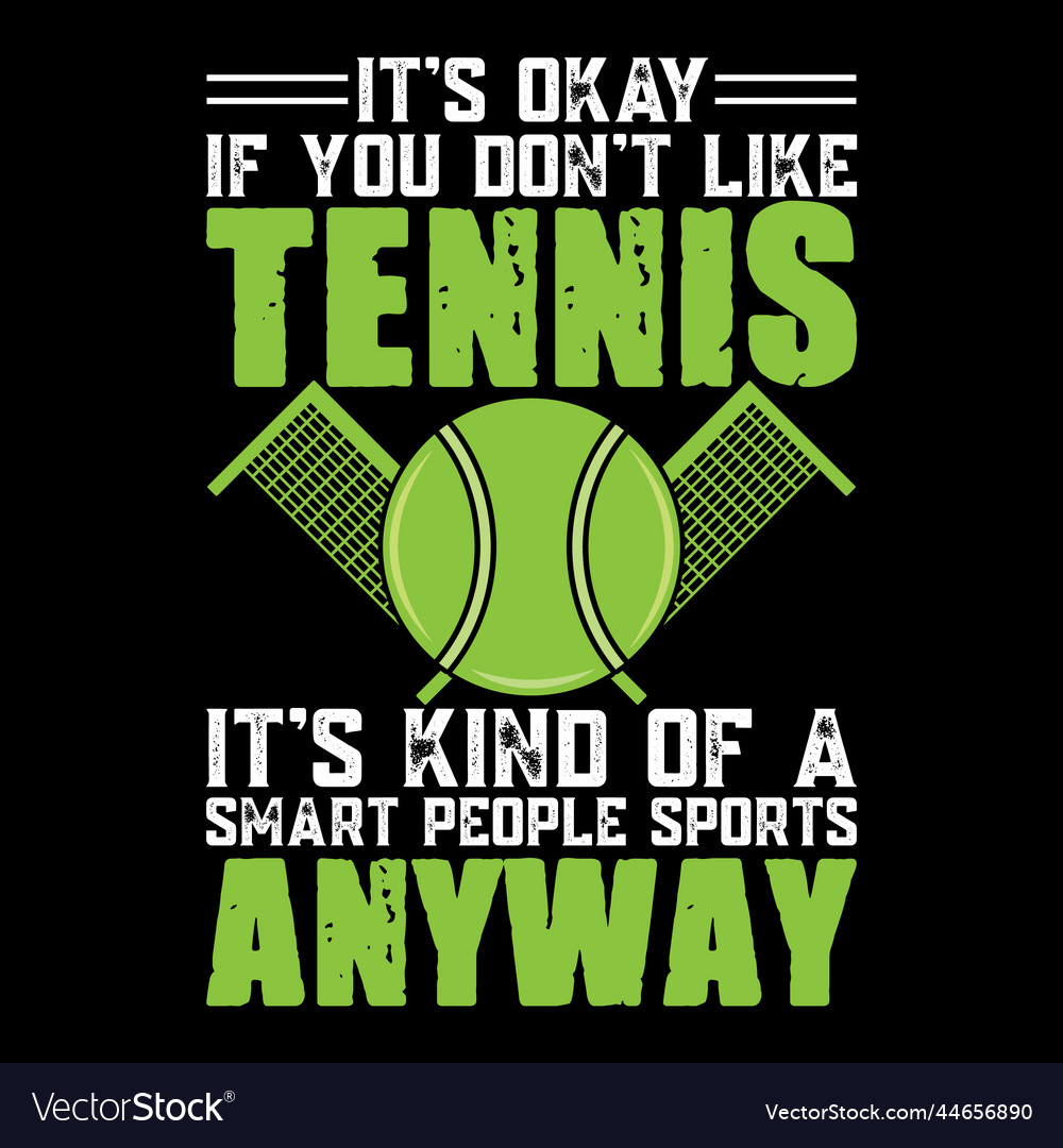 Tennisspieler Retro Vintage T-Shirt Design