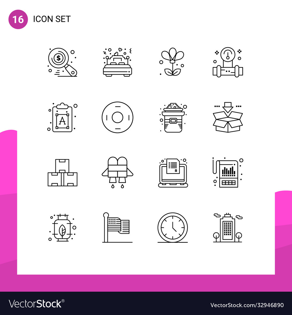 User interface pack 16 basic outlines