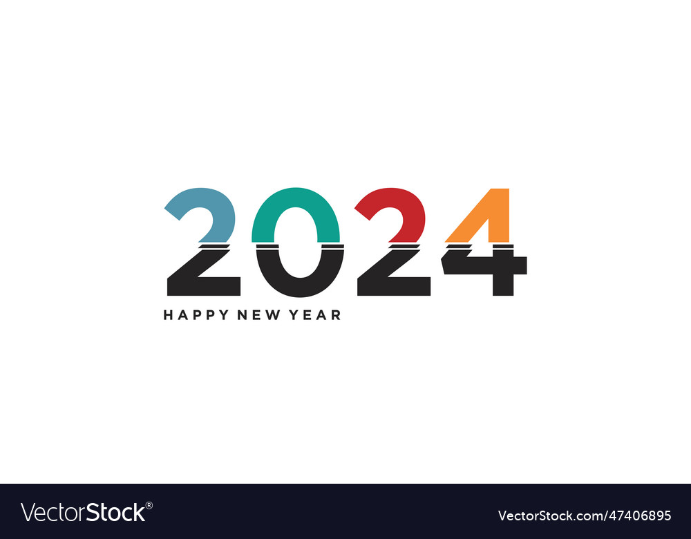 2024 Logo Design With Modern Idea Vector 47406895 