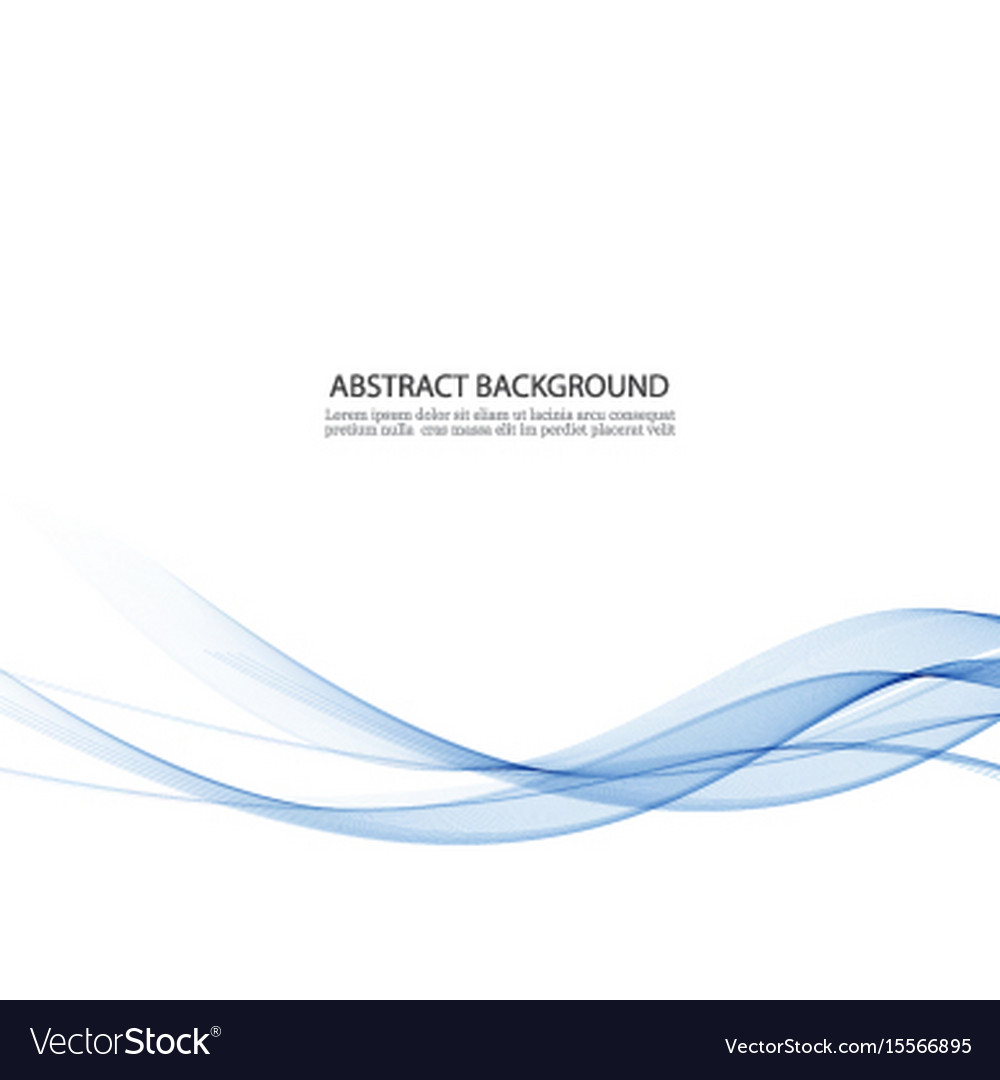 Abstract Blue Wave Background
