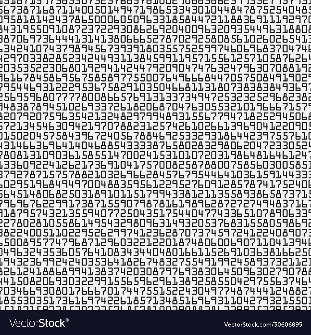 Abstract Numeric Chaos Pattern