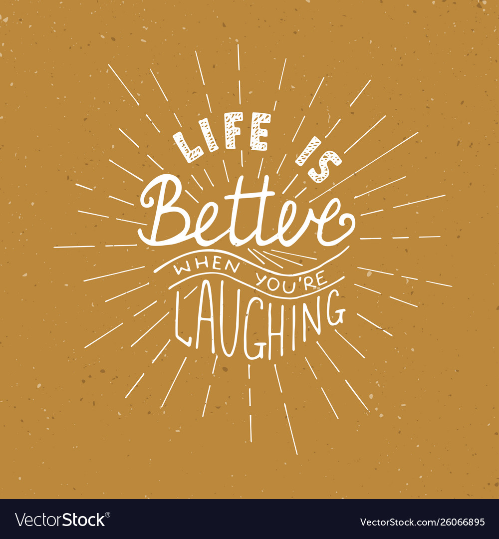 Card with handdrawn typography design element
