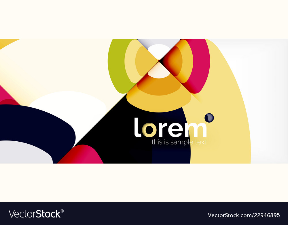 Circle abstract background vector image Circle abstract background