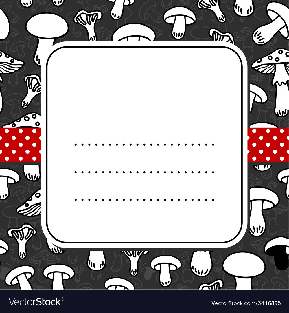Mushroom pattern design