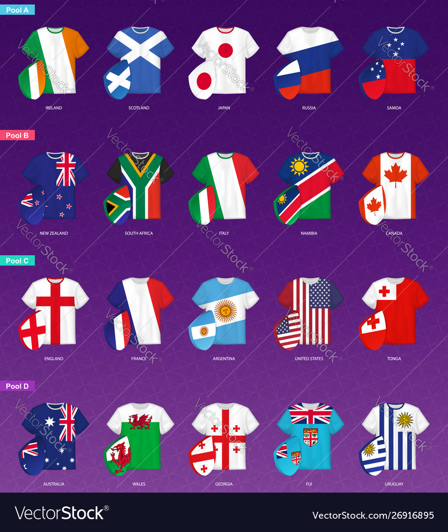 Rugby Tournament Jerseys - Pool Distribution