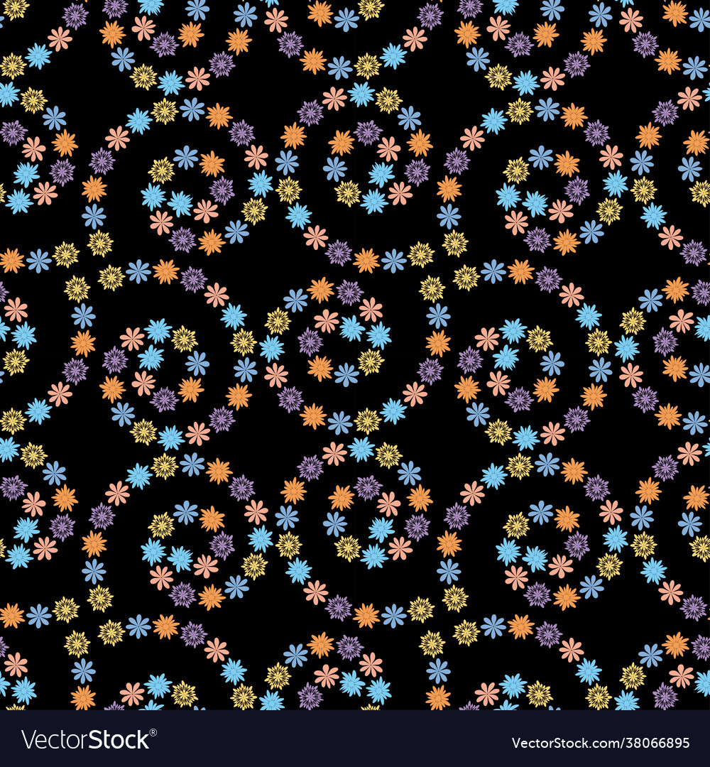 Seamless pattern various abstract colorful