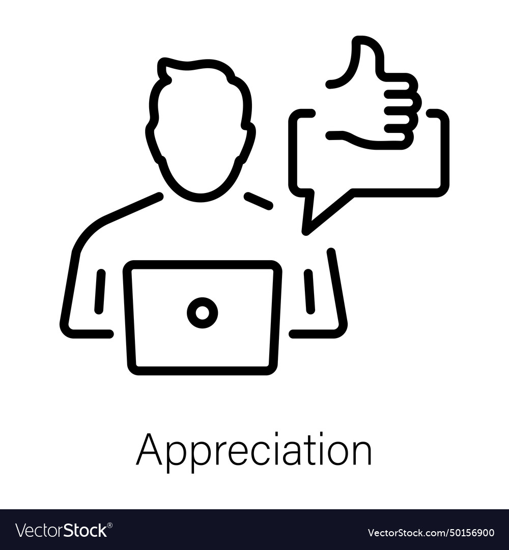 Appreciation Royalty Free Vector Image - VectorStock