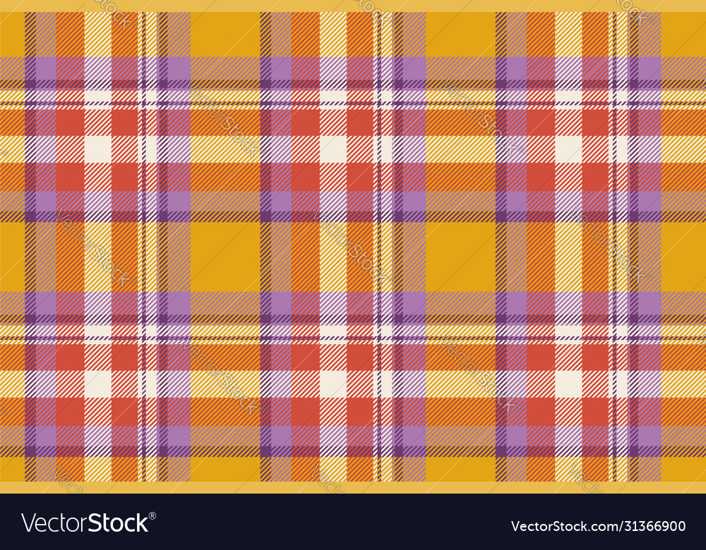 Tartan scotland seamless plaid pattern retro Vector Image