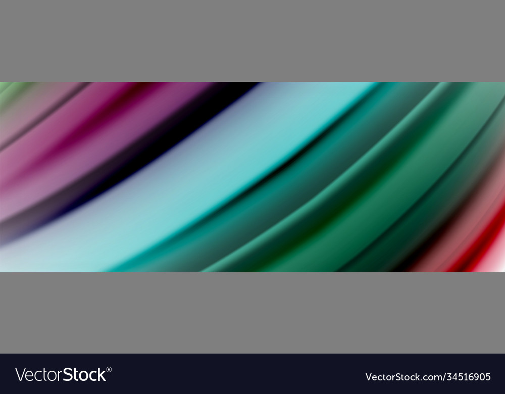 Abstract background smooth flowing lines blurred vector image Abstract background smooth flowing lines blurred