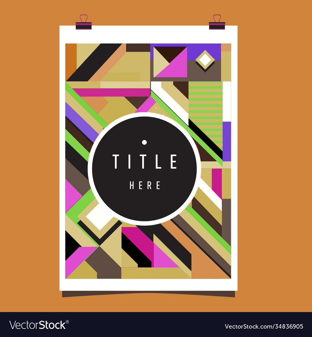 Abstract colorful geometric pattern background