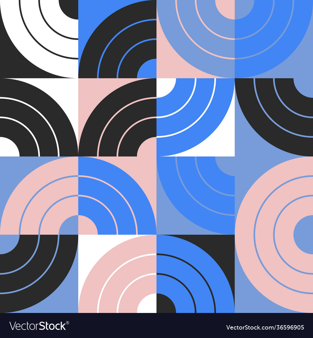 Circular abstract pattern design vector image Circular abstract pattern design