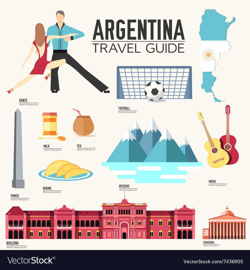 Country argentina travel vacation guide of goods