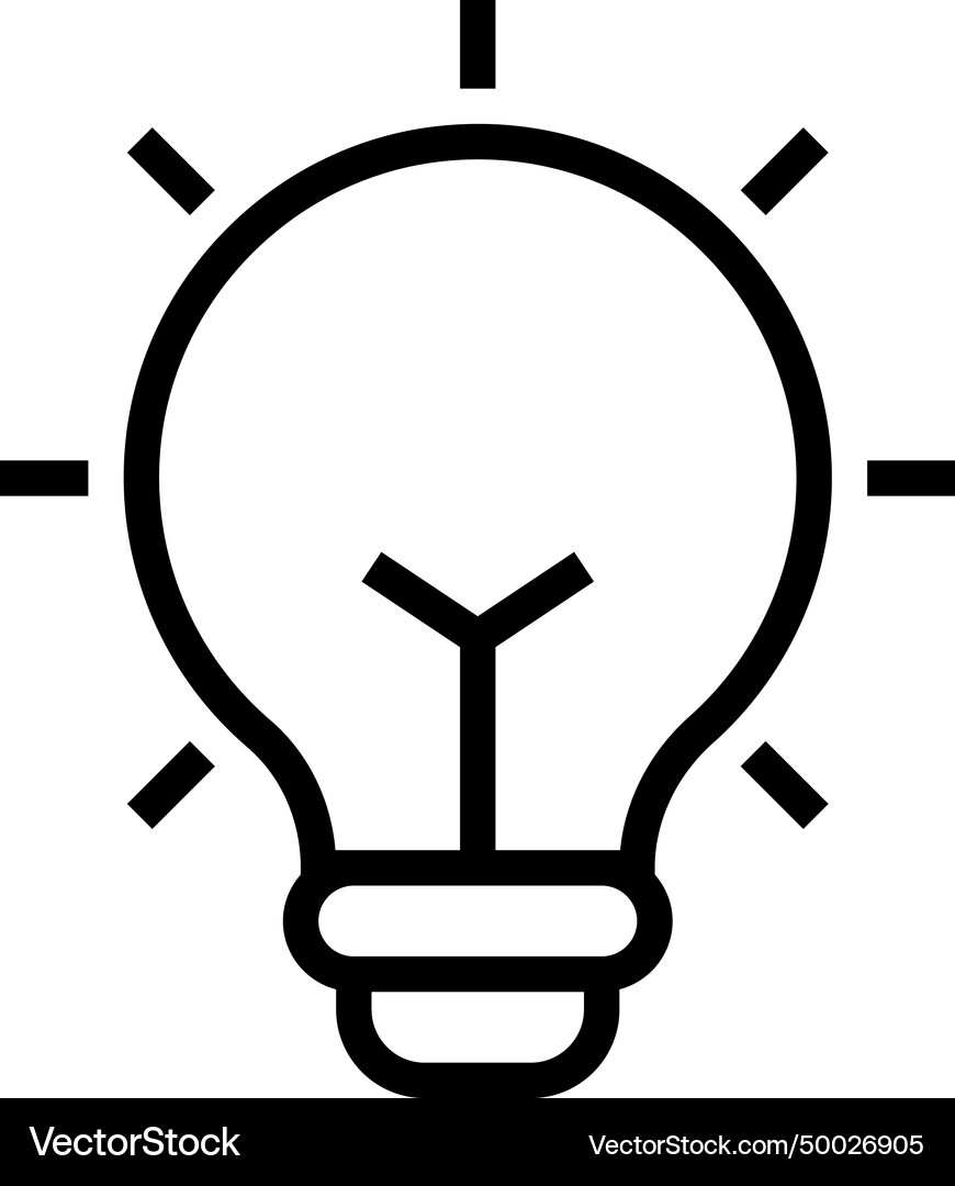 Idea icon Royalty Free Vector Image - VectorStock