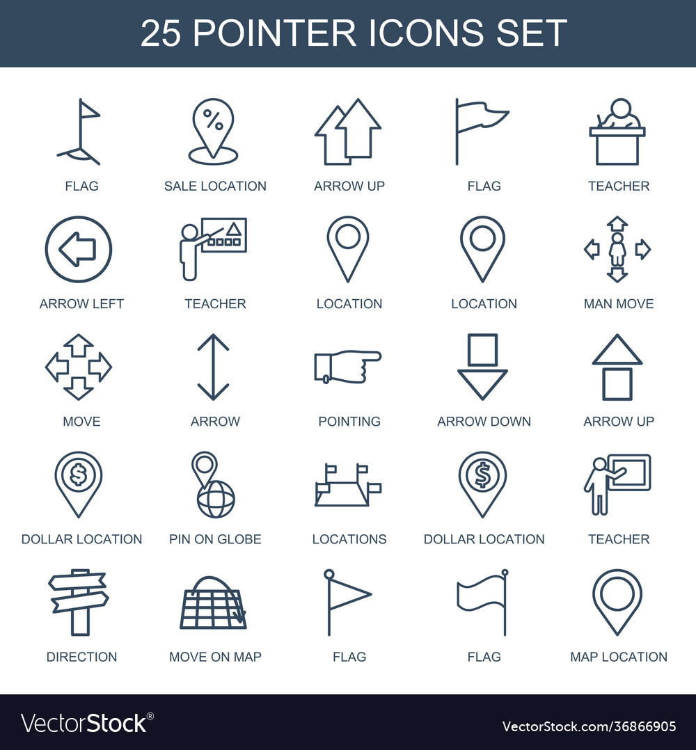 Pointer icons