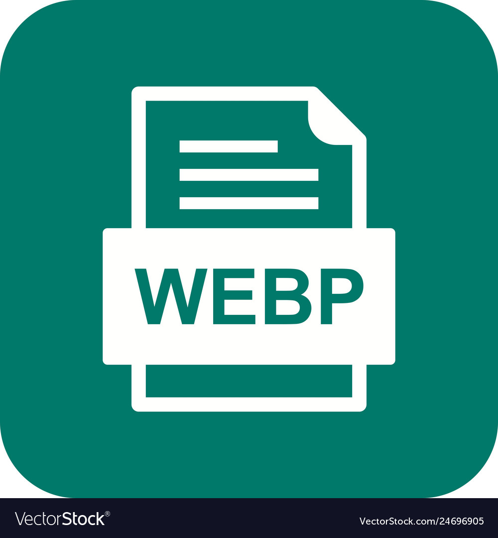Webp file document icon