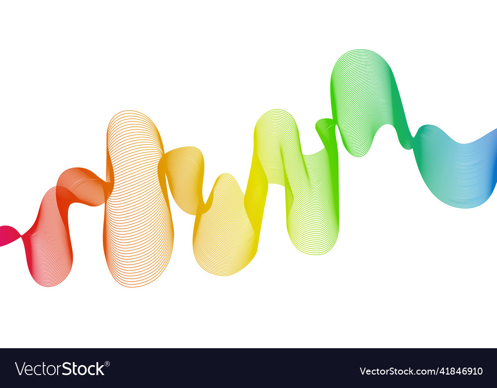 Abstract backdrop with wave gradient lines Vector Image Abstract backdrop with wave gradient lines