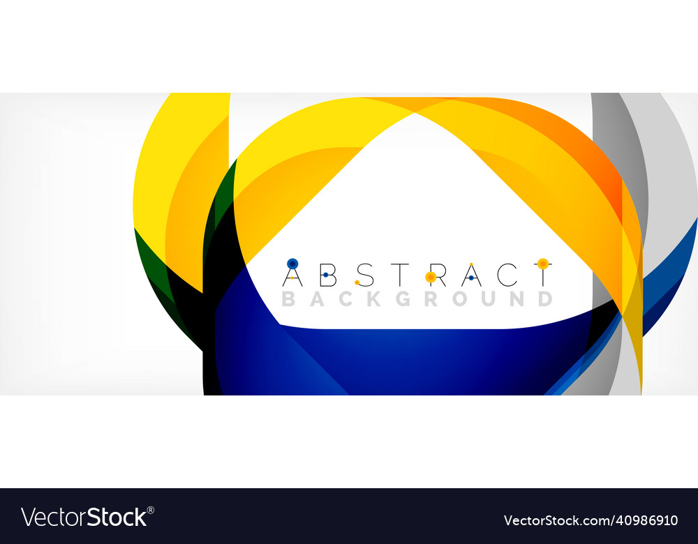 Abstract square shape with overlapping waves Vector Image Abstract square shape with overlapping waves