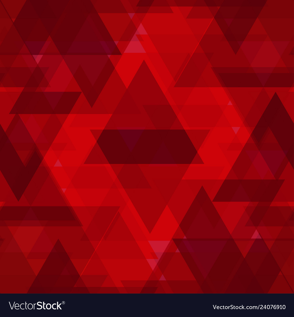 Bright red large triangles in the intersection vector image Bright red large triangles in the intersection