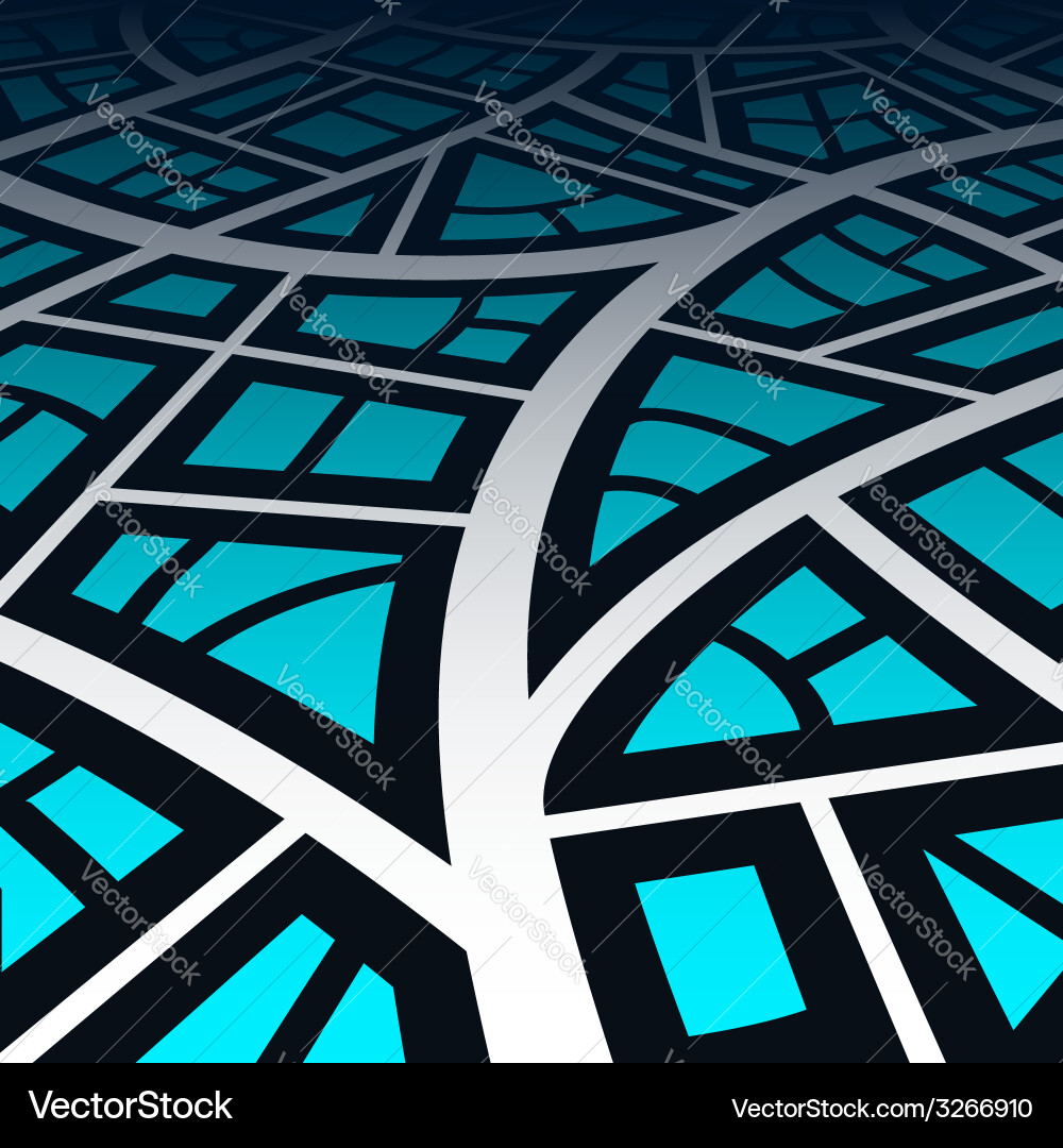 City map Royalty Free Vector Image - VectorStock