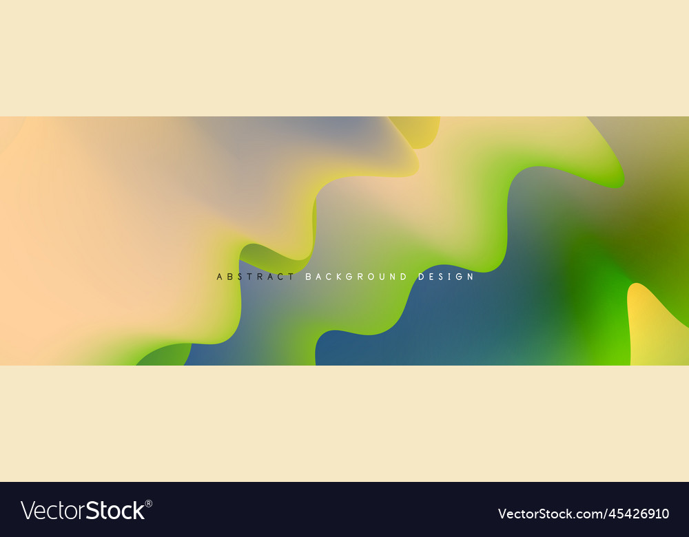 Dynamic liquid waves abstract background
