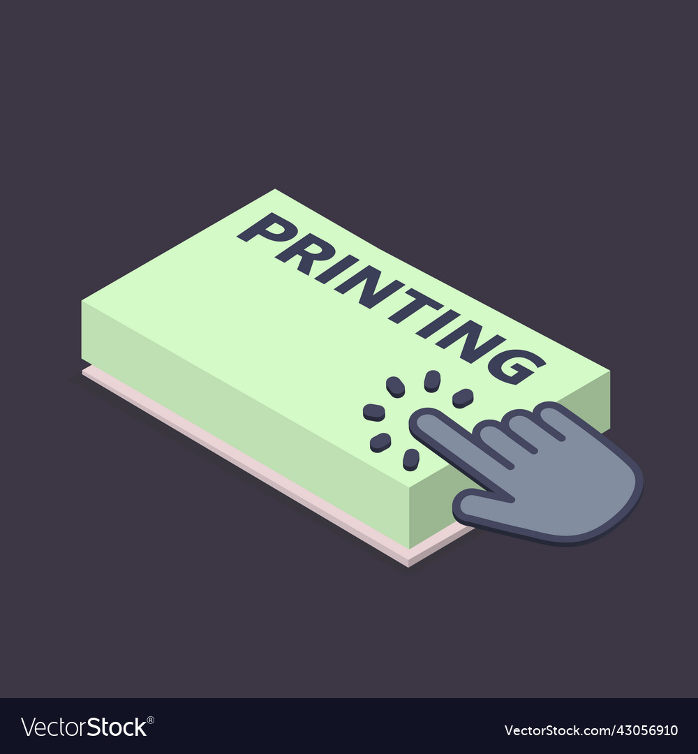 Keyboard Key with Printing