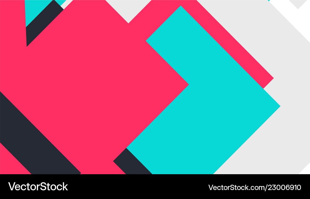 Pattern with a colored box white background Vector Image