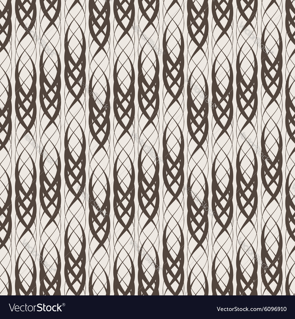 Seamless abstract pattern of intertwined