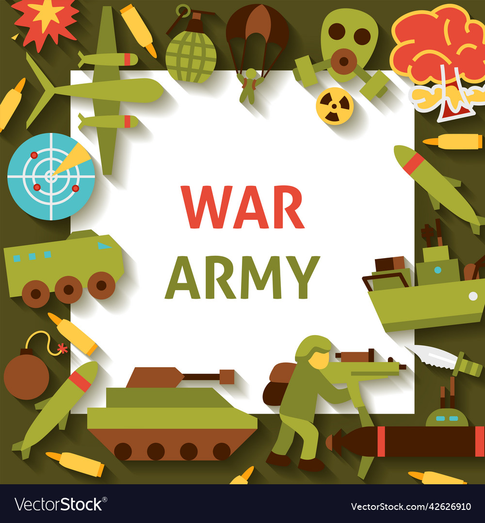 War army paper template