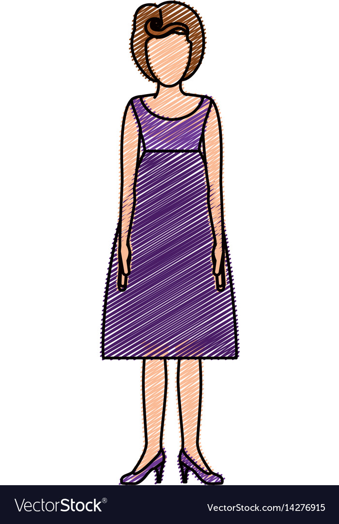 dress color drawing