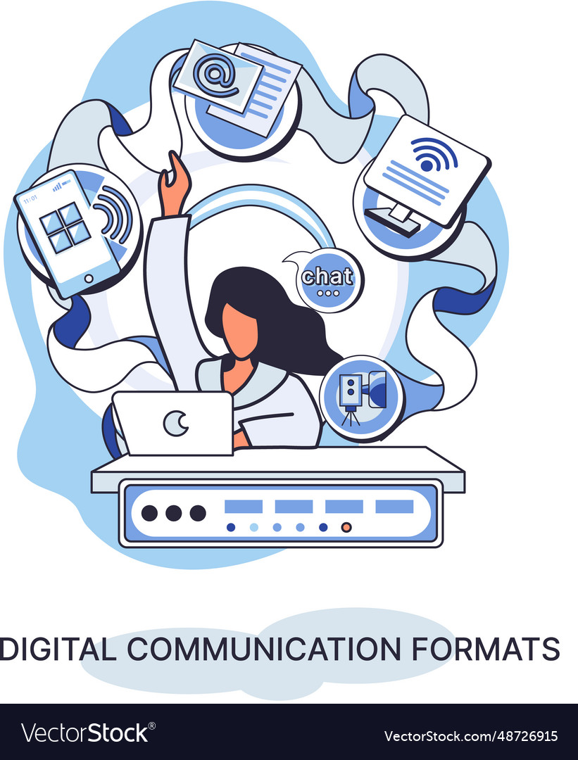 Digital communication formats metaphor content