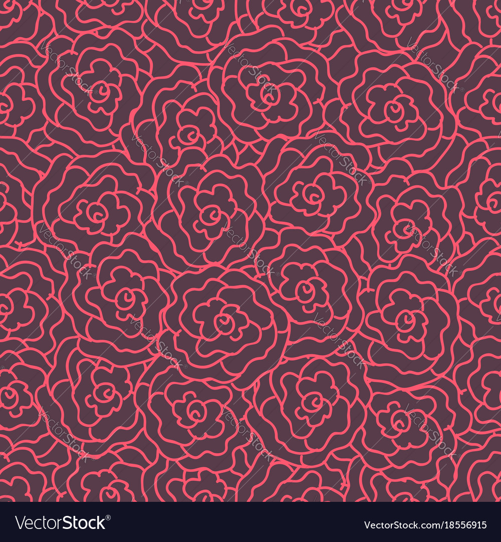 Elegance seamless pattern with flowers Royalty Free Vector