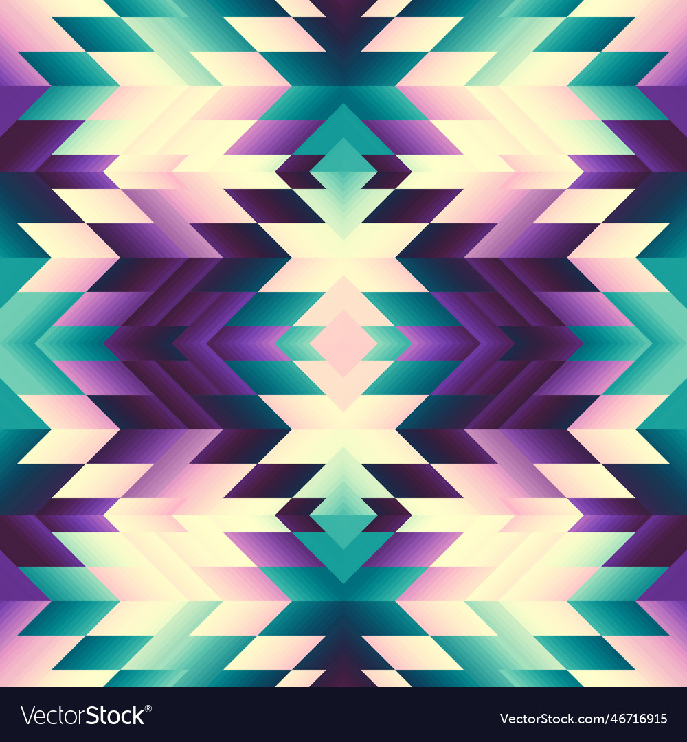 Geometric abstract triangles pattern aztec