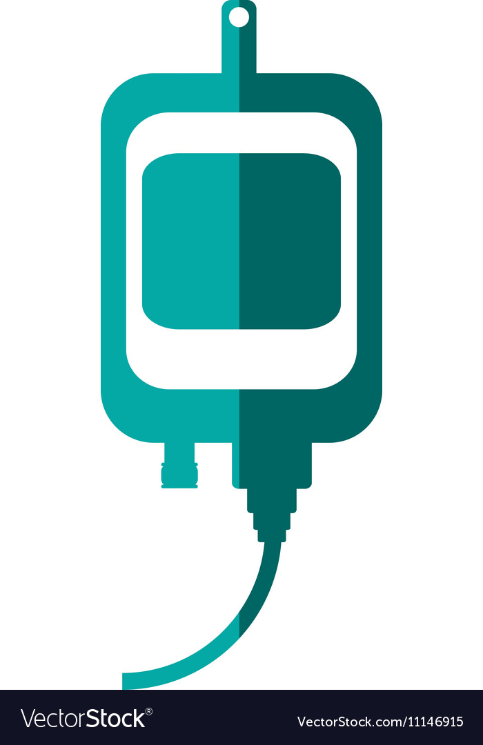 Iv bag medical isolated icon